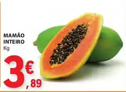 E.Leclerc Mamão inteiro promoção