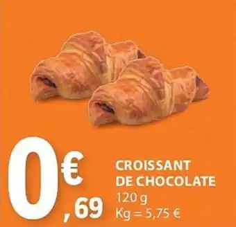 E.Leclerc Croissant de chocolate promoção