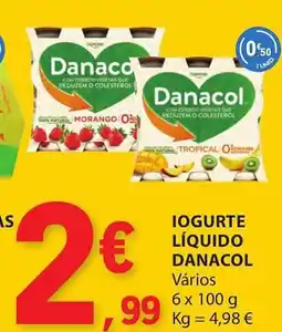 E.Leclerc Iogurte líquido danacol promoção