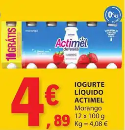 E.Leclerc Iogurte líquido actimel promoção