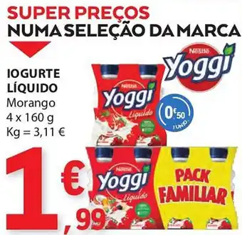 E.Leclerc Iogurte líquido promoção