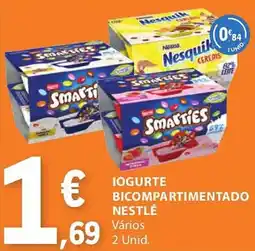 E.Leclerc Iogurte bicompartimentado nestlé promoção