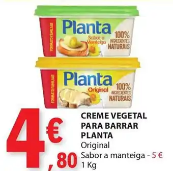 E.Leclerc Creme vegetal para barrar planta promoção