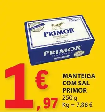 E.Leclerc Manteiga com sal primor promoção