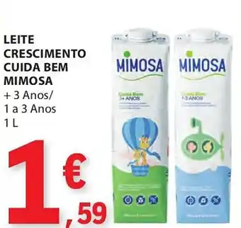 E.Leclerc Leite crescimento cuida bem mimosa promoção