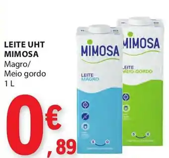 E.Leclerc Leite uht mimosa promoção