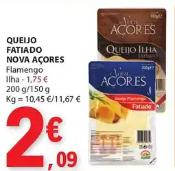 E.Leclerc Queijo fatiado nova açores promoção