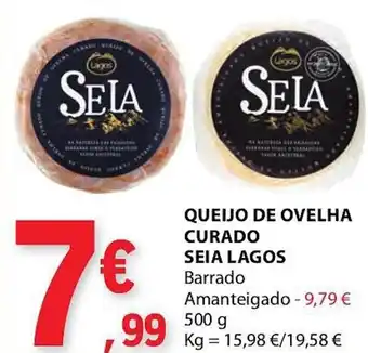 E.Leclerc Queijo de ovelha curado seia lagos promoção