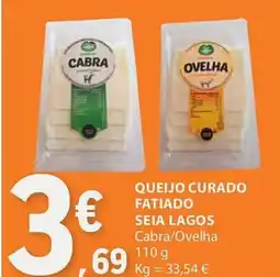 E.Leclerc Queijo curado fatiado seia lagos promoção