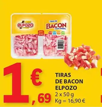 E.Leclerc Tiras de bacon elpozo promoção