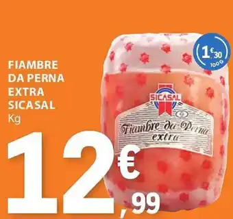 E.Leclerc Fiambre da perna extra sicasal promoção