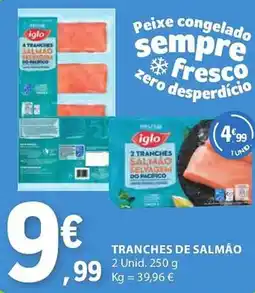 E.Leclerc Tranches de salmão promoção