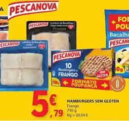 E.Leclerc Hamburgers sem glúten frango promoção