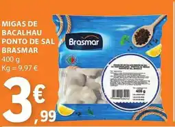 E.Leclerc Migas de bacalhau ponto de sal brasmar promoção