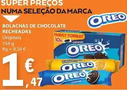 E.Leclerc Bolachas de chocolate recheadas promoção