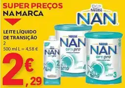 E.Leclerc Leite líquido de transição promoção