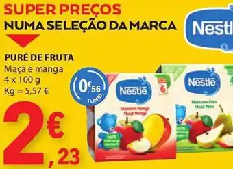 E.Leclerc Puré de fruta promoção