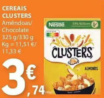 E.Leclerc Cereais clusters promoção