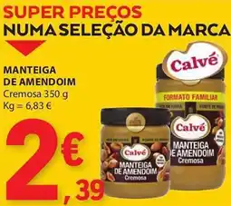 E.Leclerc Manteiga e amendoim cremosa promoção