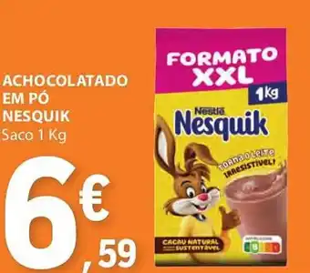 E.Leclerc Achocolatado em pó nesquik saco promoção