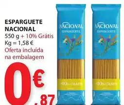 E.Leclerc Esparguete nacional promoção