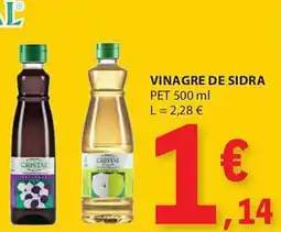 E.Leclerc Vinagre de sidra promoção