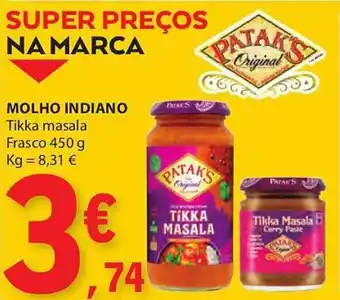 E.Leclerc Molho indiano promoção