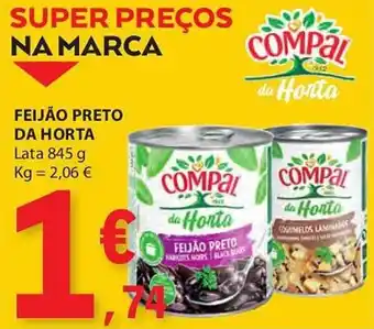 E.Leclerc Feijão preto da horta lata promoção