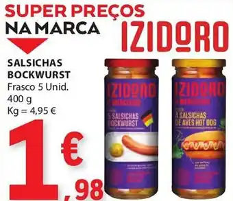 E.Leclerc Salsichas bockwurst promoção