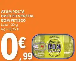 E.Leclerc Atum posta em óleo vegetal bom petisco lata promoção