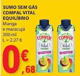 E.Leclerc Sumo sem gás compal vital equilíbrio promoção