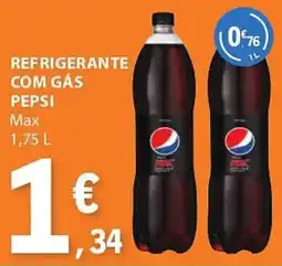 E.Leclerc Refrigerante com gás pepsi max promoção