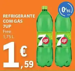 E.Leclerc Refrigerante com gás 7up promoção