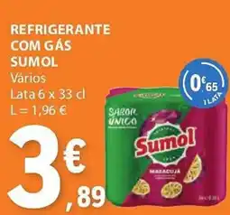 E.Leclerc Refrigerante com gás sumol promoção