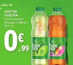 E.Leclerc Iced tea fuze tea promoção