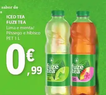 E.Leclerc Iced tea fuze tea promoção