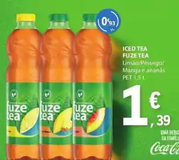 E.Leclerc Iced tea fuze tea promoção