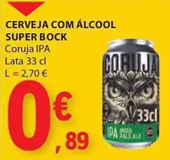 E.Leclerc Cerveja com álcool super bock promoção