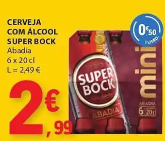 E.Leclerc Cerveja com álcool super bock promoção