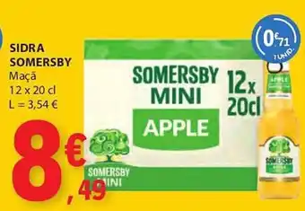 E.Leclerc Sidra somersby promoção