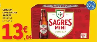 E.Leclerc Cerveja com álcool sagres promoção