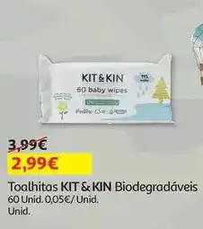 Auchan Kit&kin - toalhitas biodegradaveis promoção