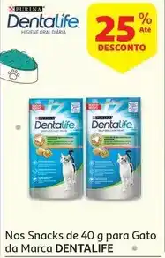 Auchan Dentallife - snack gato frango 40 g 12384415 promoção