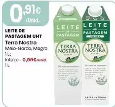 Intermarché Terra nostra - leite de pastagem uht promoção