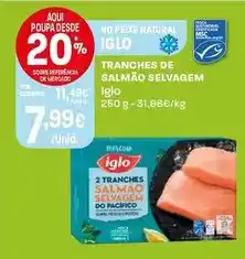 Intermarché Iglo - tranches de salmão selvagem promoção