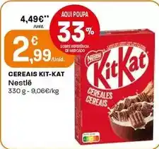 Intermarché Nestlé - cereais kit-kat promoção