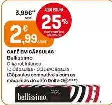 Intermarché Bellissimo - café em cápsulas promoção