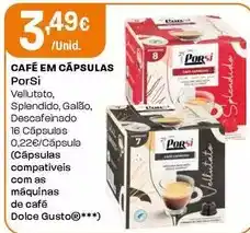 Intermarché Porsi - café em cápsulas promoção