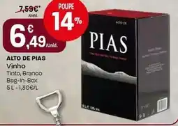 Intermarché Alto de pias - vinho promoção