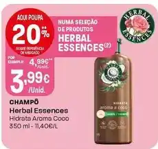 Intermarché Herbal essences - champô promoção